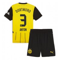 Maglia Calcio Borussia Dortmund Waldemar Anton #3 Prima Divisa Bambino 2024-25 Manica Corta (+ pantaloncini)